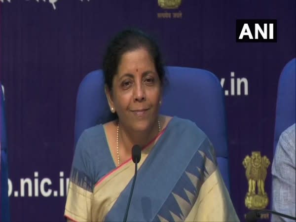 Minister of Finance and Corporate Affairs, Nirmala Sitaraman. (Photo/ANI)