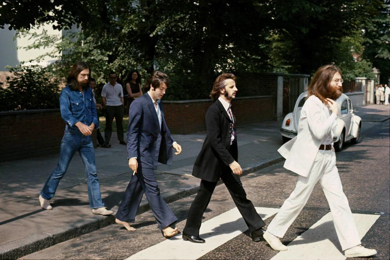 The Beatles at Abbey Road (Picture: MPL)