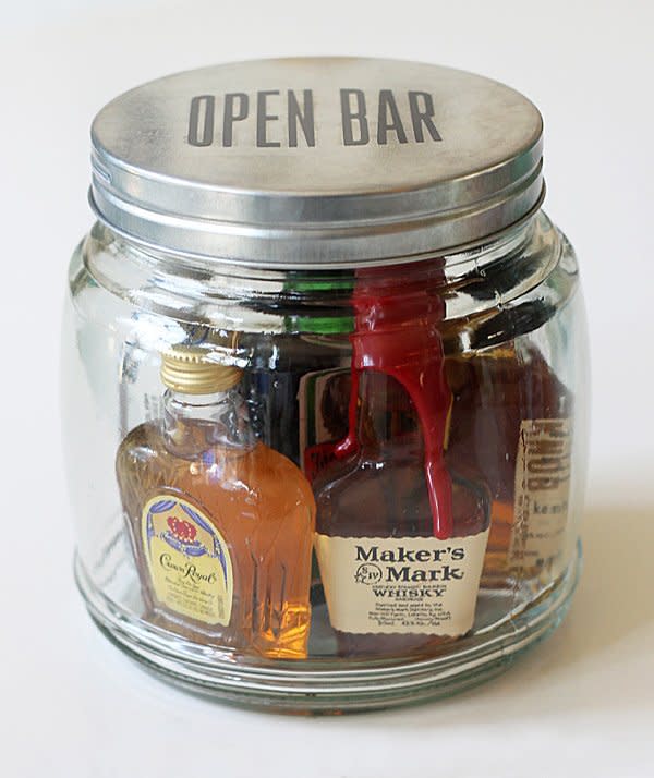 Minibar in a Jar