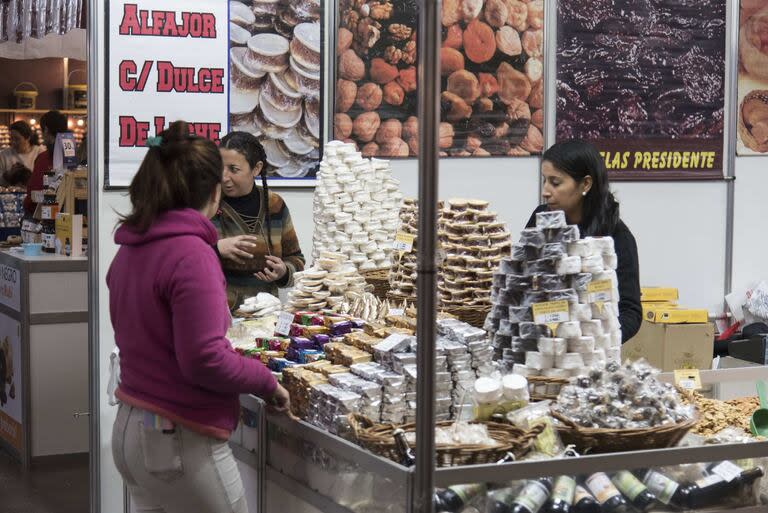 Alfajores, otro de los productos favoritos del público