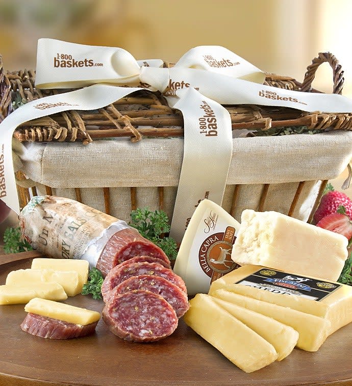 <p><a href="https://go.redirectingat.com?id=74968X1596630&url=https%3A%2F%2Fwww.1800flowers.com%2Fmeat-cheese-gift-basket-93026&sref=https%3A%2F%2Fwww.thepioneerwoman.com%2Fholidays-celebrations%2Fgifts%2Fg37963417%2Fbest-meat-and-cheese-gift-baskets%2F" rel="nofollow noopener" target="_blank" data-ylk="slk:Shop Now;elm:context_link;itc:0;sec:content-canvas" class="link ">Shop Now</a></p><p>California Crafted Meat & Cheese Gift Basket</p><p>1800flowers.com</p><p>$64.99</p><span class="copyright">1-800-Flowers</span>