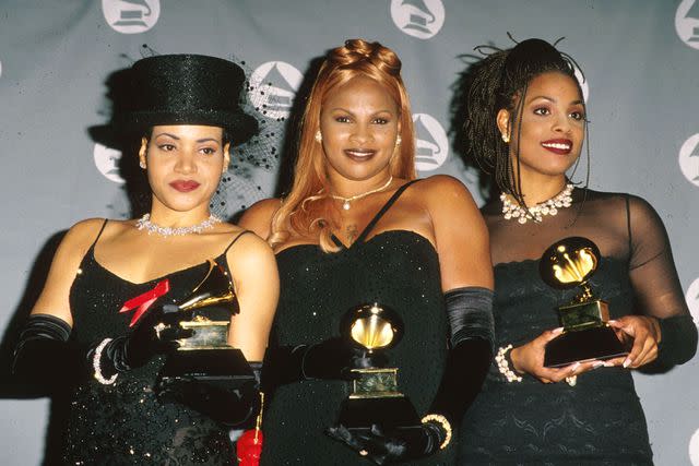 <p>Steve Granitz Archive 1/WireImage</p> Salt-N-Pepa appear at the Grammys