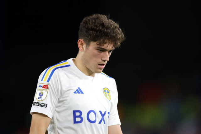 Joel Piroe of Leeds United during the Sky Bet Championship match News  Photo - Getty Images