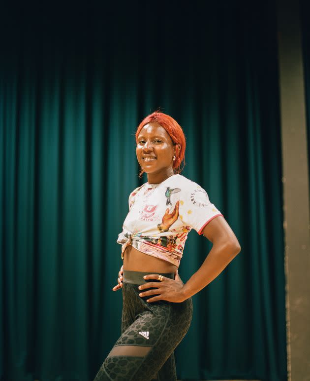 Rhona Ezuma has been a dancer with the Paraiso School of Samba since 2014. 