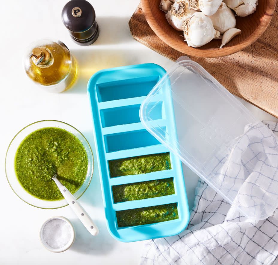 If you know someone who loves to prep their meals for the week, these silicone trays are designed to store soups, sauces and stocks in the freezer. They just have to pop one out to thaw in the pan. The lids are supposed to help keep odors and freezer burn at bay. <a href="https://fave.co/3qCZAkA" target="_blank" rel="noopener noreferrer">Find them starting for $35 at Food52</a>.