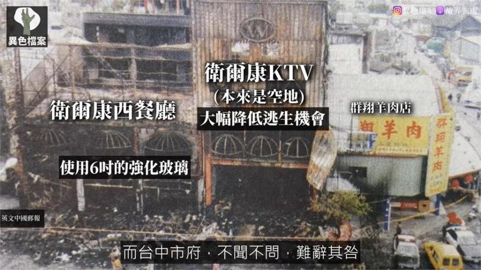 台灣最慘火災！違建用餐無路逃慘活活燒死　衛爾康餐廳大火奪64命