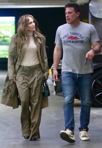 <p>BACKGRID</p> Jennifer Lopez and Ben Affleck in Los Angeles on May 19, 2024