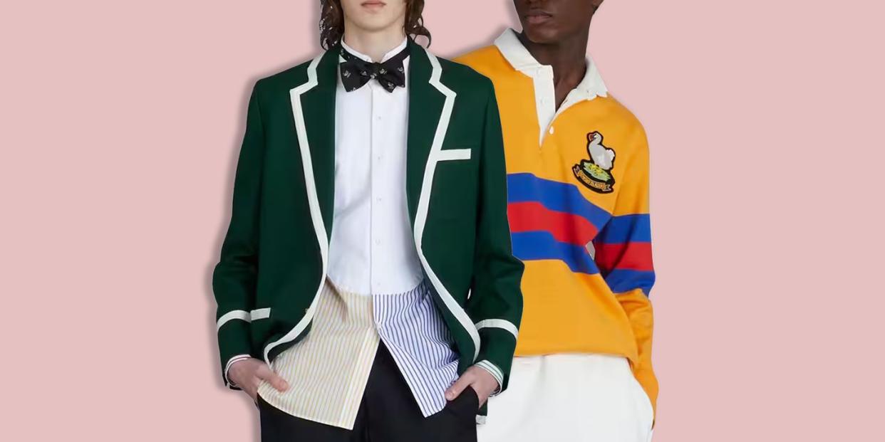 rowing blazers releases gucci vault capsule collection