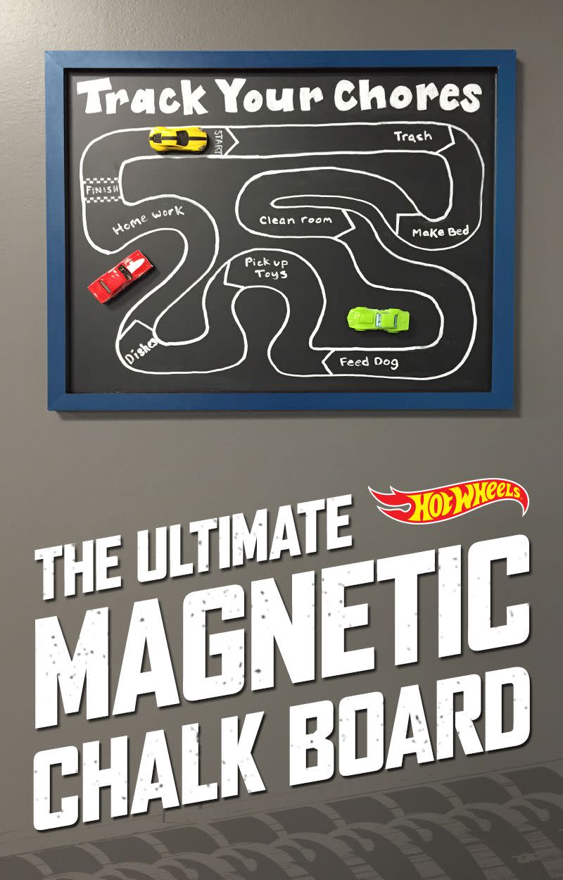 Race Car Magnetic Chore Chart