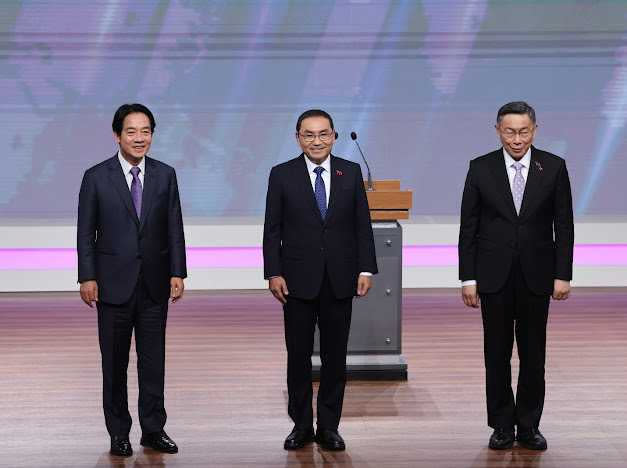 總統候選人辯論會。（圖／台北市攝影記者聯誼會提供）