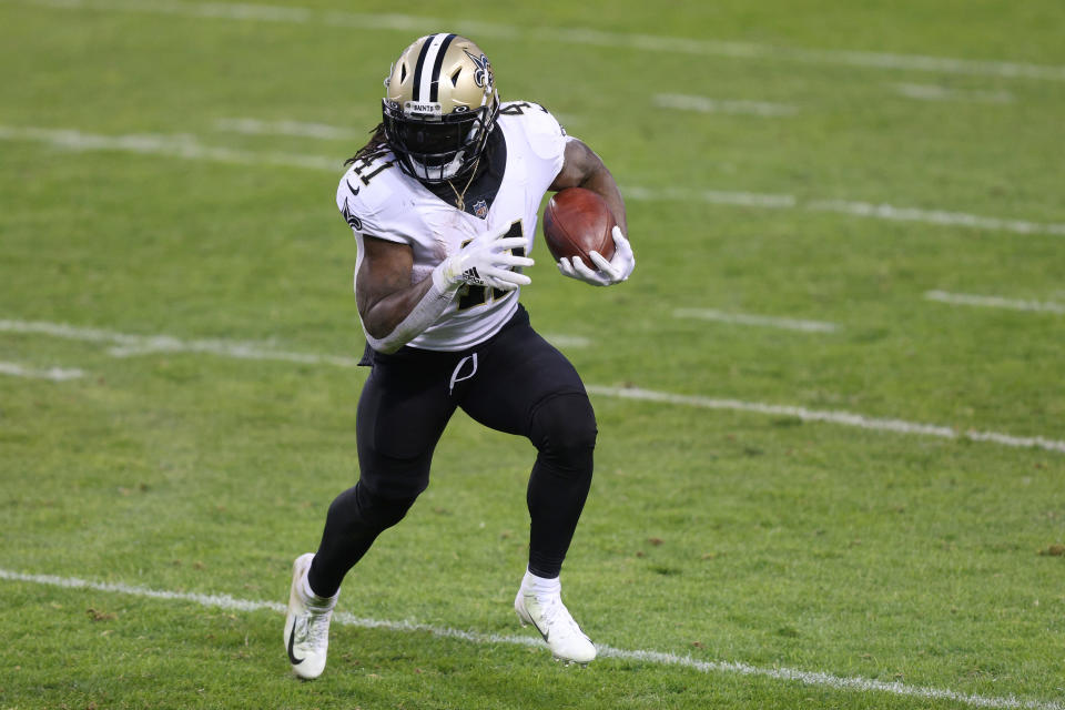 New Orleans Saints running back Alvin Kamara (41) 