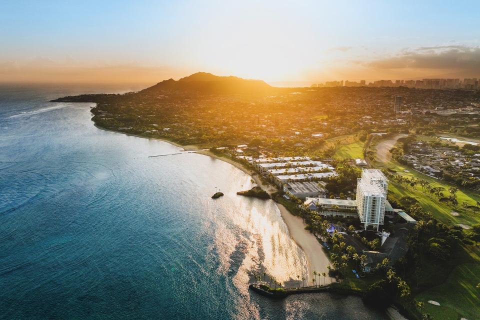 Aerial view of The Kahala Hotel &amp; Resort