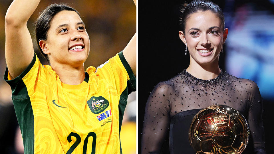 Sam Kerr and Aitana Bonmati.