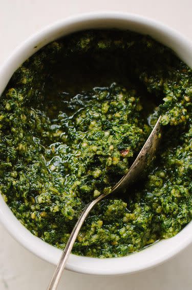 Kale and Pumpkin Seed Pesto