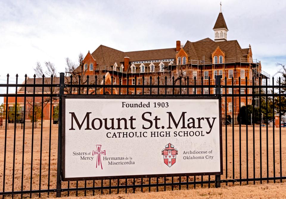 Mount St. Mary Catholic High School in Oklahoma City.