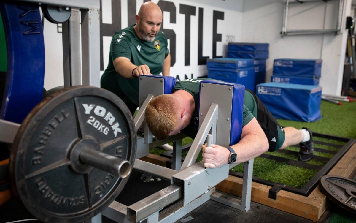 Inside Northampton Saints ‘scrum suite’ where they mould England’s props of the future