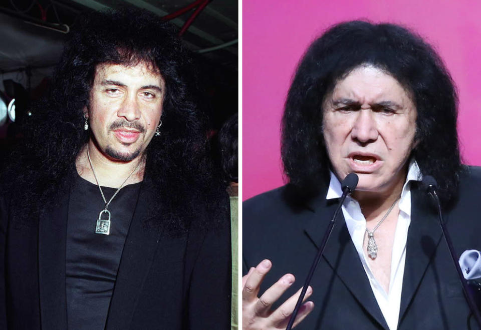 El que sí se hizo un lifting y además lo ha reconocido es Gene Simmons, el vocalista de Kiss, aunque viendo como ha cambiado en estos años no hacía falta que nos lo confirmara. (Foto de David Keeler/Michael Tran/FilmMagic/Getty Images).