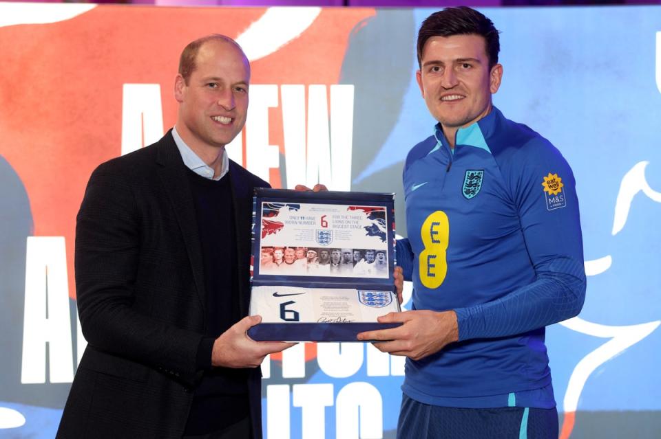 Harry Maguire is set to play a leading role for England once more (The FA via Getty Images)