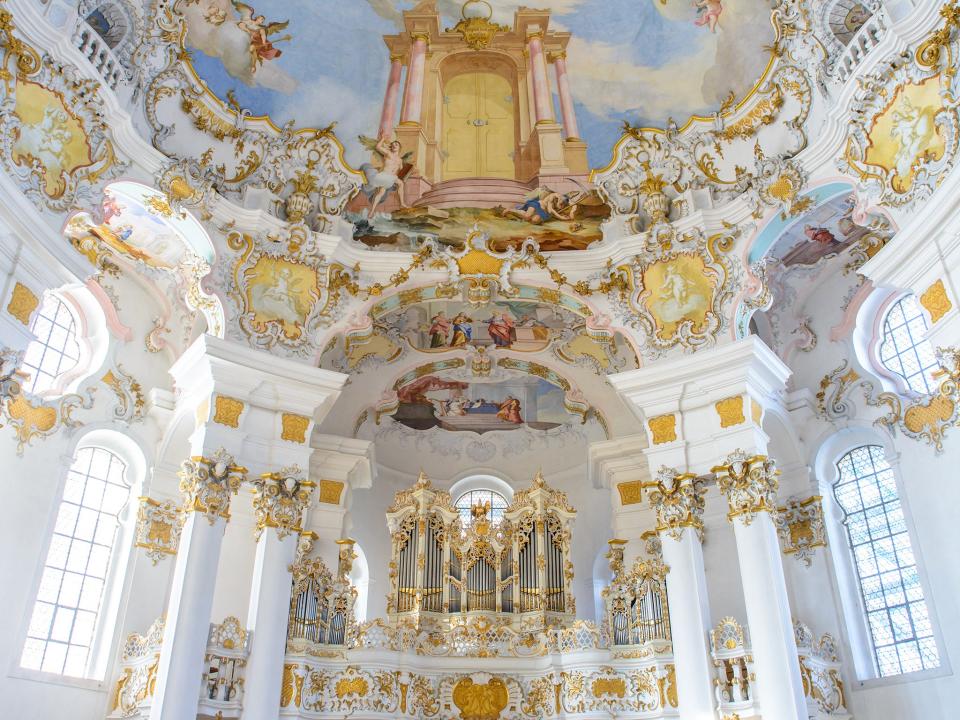 The Pilgrimage Church of Wies, Steingaden, Germany