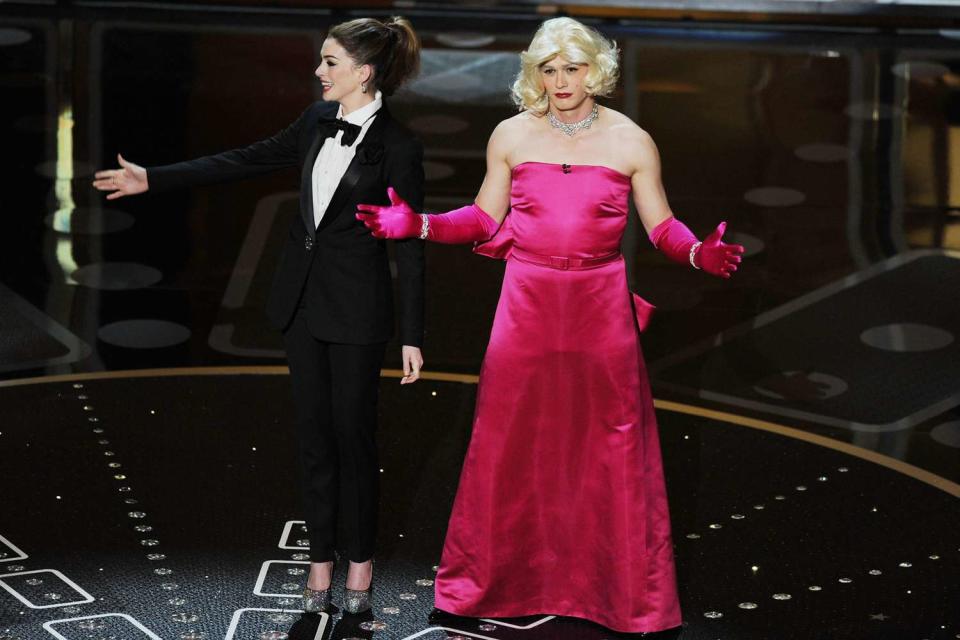 James Franco and Anne Hathaway during the 83rd Annual Academy Awards