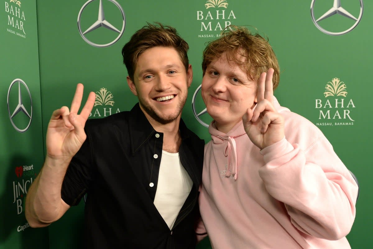 Niall Horan let Lewis Capaldi know via text that he was less than impressed by him kissing Harry Styles at the Brit Awards  (Getty Images for iHeartMedia)