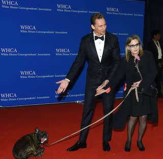 Carrie Fisher, Tom Hiddleston