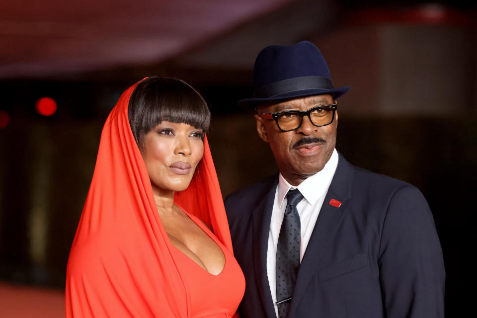 LOS ANGELES, CALIFORNIA - DECEMBER 03: (L-R) Angela Bassett and Courtney B. Vance attend the 3rd Annual Academy Museum Gala at Academy Museum of Motion Pictures on December 03, 2023 in Los Angeles, California. (Photo by Rodin Eckenroth/GA/The Hollywood Reporter via Getty Images)