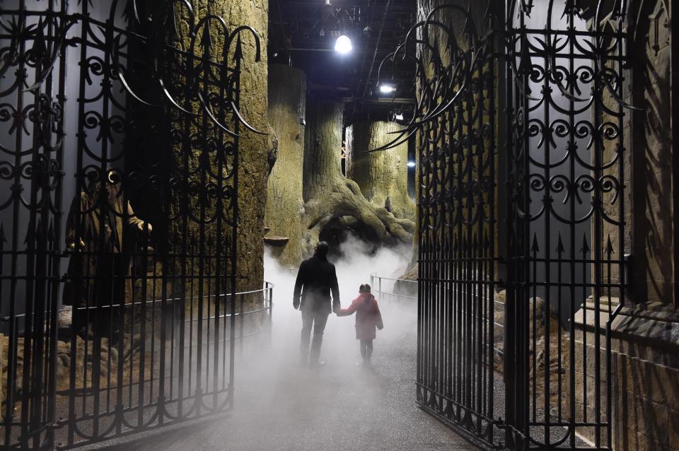 Enter the Forbidden Forest at Warner Bros. Studio Tour London. [Photo: Getty]