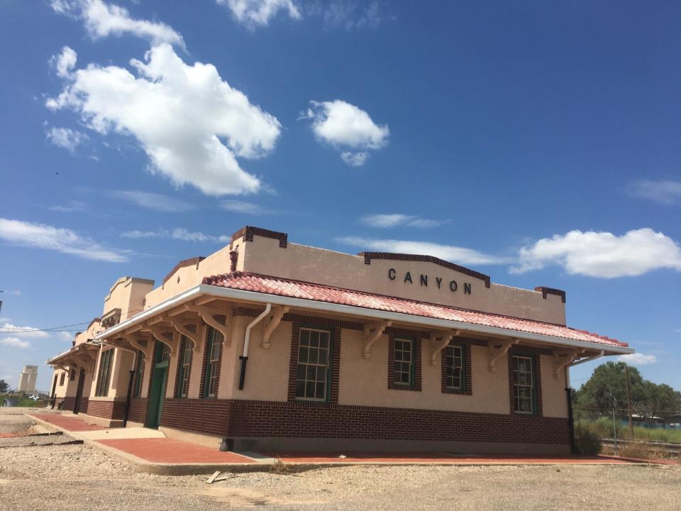 The proposed new site of the Pondaseta Brewing Company at the historic Santa Fe Railroad Depot in Canyon.