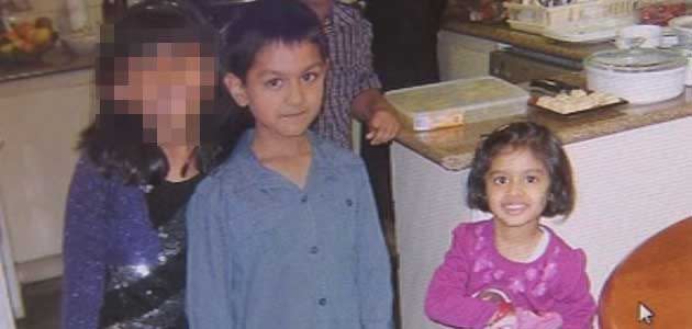 Divesh Sharma, five, and sister Divya, three, were discovered dead inside their family home this morning. Photo: Supplied.