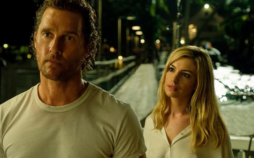Gone fishing: Matthew McConaughey and Anne Hathaway in Serenity - Aviron Pictures