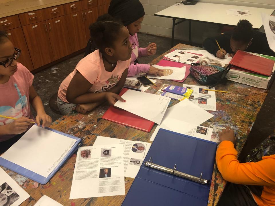 These young artists are busy creating artworks of influential Black icons for UScellular’s Seventh Annual Black History Month Art Contest with the Boys & Girls Clubs of the Tennessee Valley and the Boys & Girls Clubs of the Ocoee Region. Jan. 20, 2022