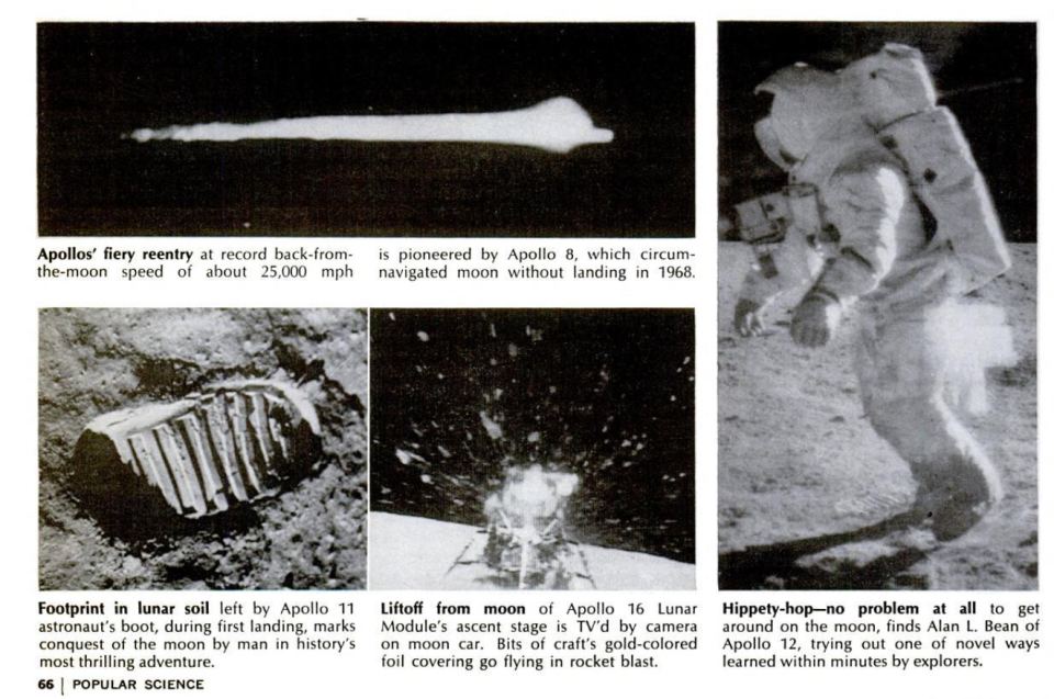 The December 1972 issue of <em>Popular Science</em> included a preview of the Apollo 17 mission and a look back at previous Apollo missions.