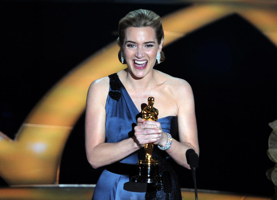 Ganadora del premio Oscar a Mejor Actriz: Kate Winslet (Getty Images)