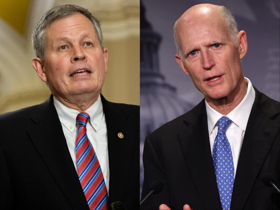 Sens. Steve Daines and Rick Scott, the current and former chairs of the Senate GOP's campaign committee, have also been floated as potential contenders.