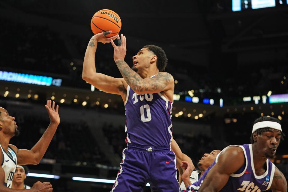 TCU's Micah Peavy, a 6-foot-8 wing, could be of interest to Texas coach Rodney Terry. He averaged nearly 11 points and five assists this season.