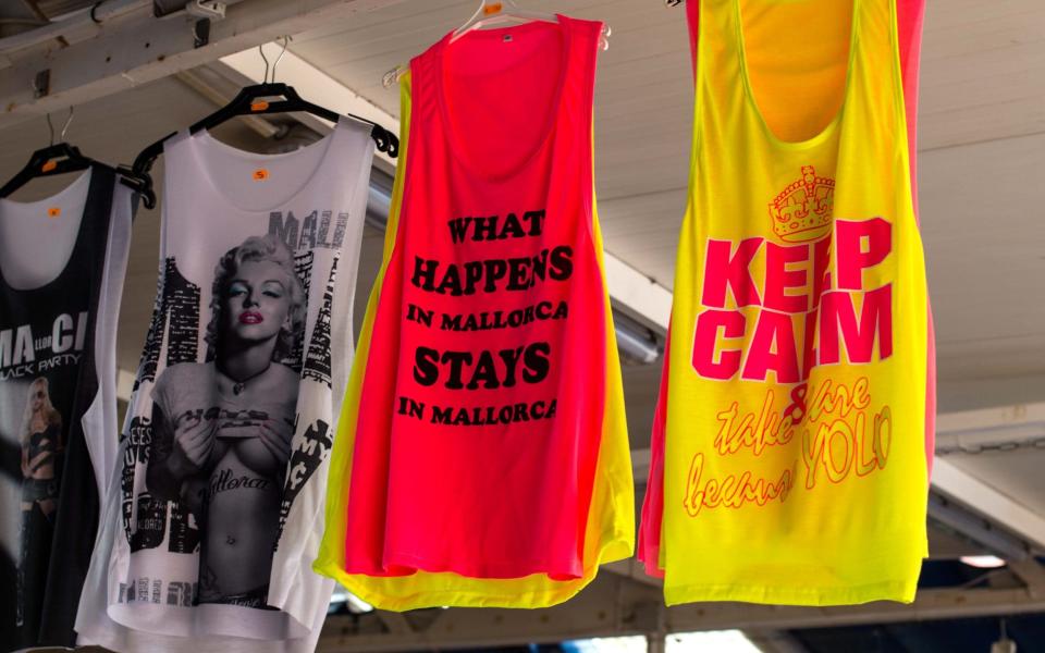 Souvenir store at Magaluf beach - Getty Images