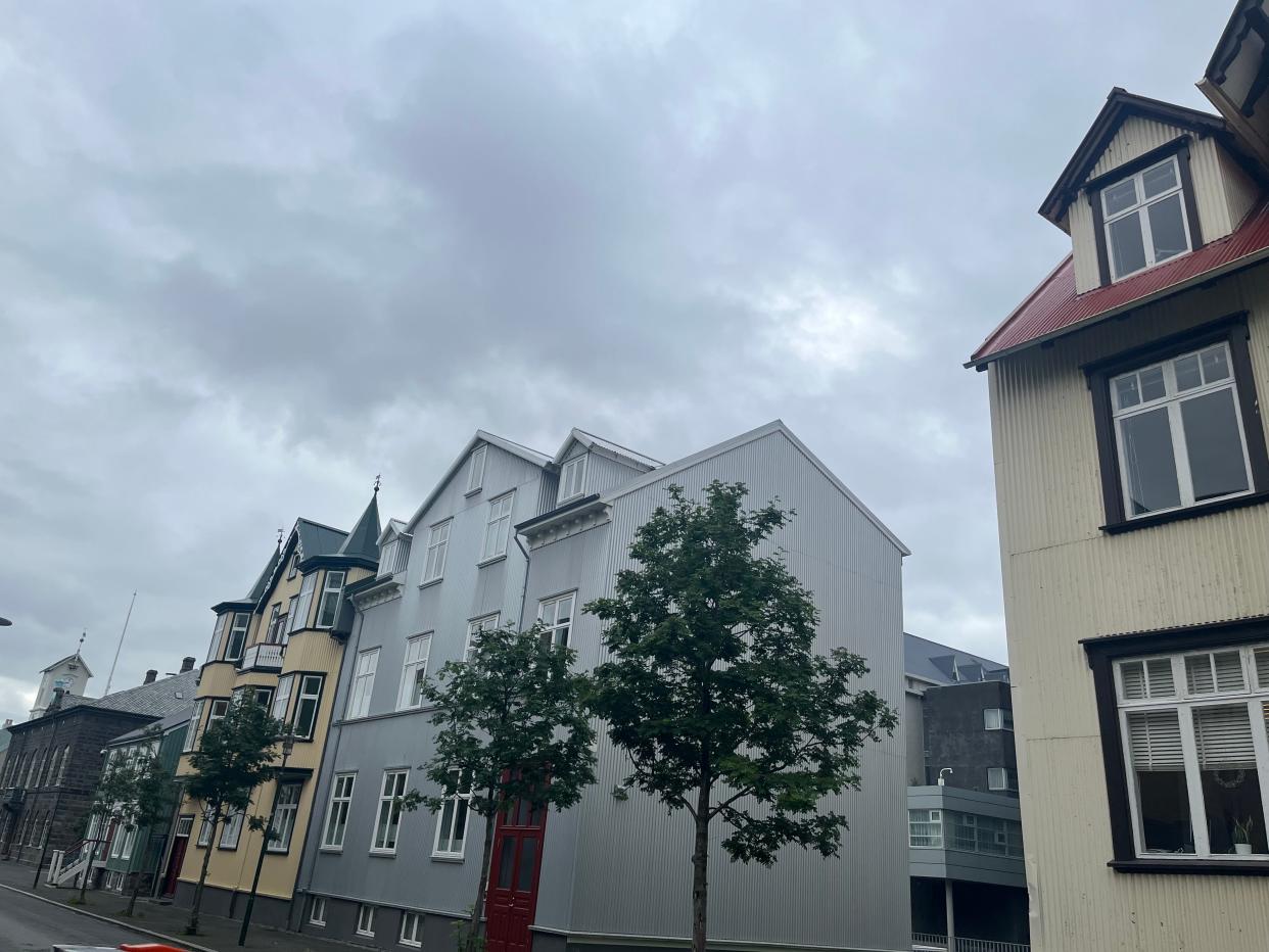 houses and building in Reykjavik iceland