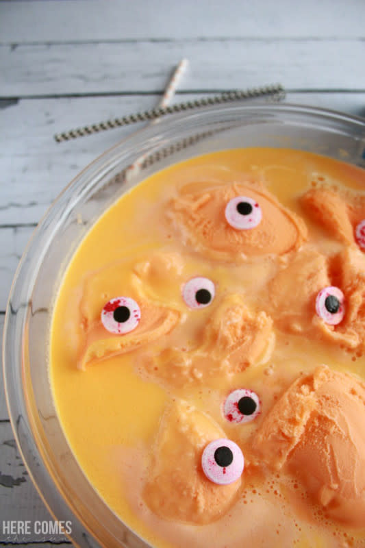 <p>Kelly Leigh Creates</p><p>This orange creamsicle punch will be a tasty treat perfect for your Halloween Party.</p><p><strong>Get the recipe: <a href="https://kellyleighcreates.com/orange-creamsicle-halloween-punch/" rel="nofollow noopener" target="_blank" data-ylk="slk:Orange Creamsicle Halloween Punch;elm:context_link;itc:0;sec:content-canvas" class="link rapid-noclick-resp"><em>Orange Creamsicle Halloween Punch</em></a></strong></p>