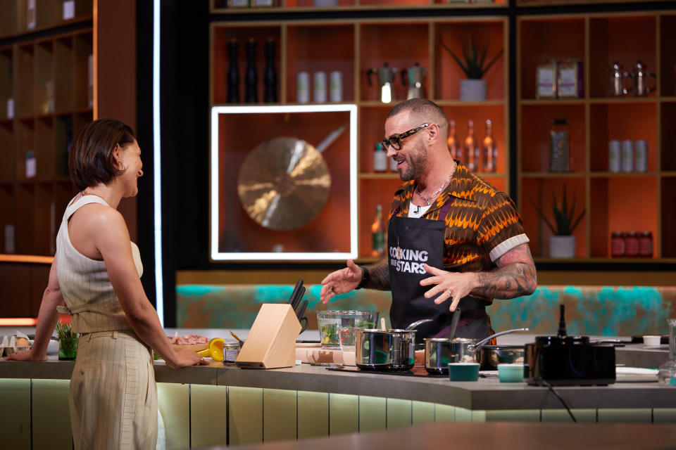 Emma Willis and Matt Willis on Cooking with the Stars (ITV)