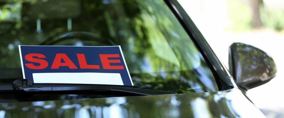 Without a car title proving ownership, the car can't be sold or traded in