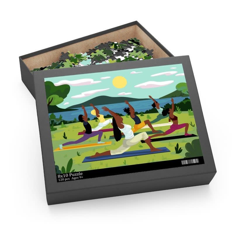 11) Outdoor Yoga Puzzle