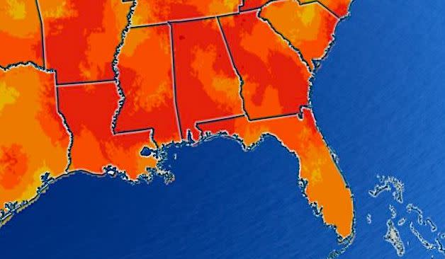 Top 10 US cities with the highest density of lightning strikes