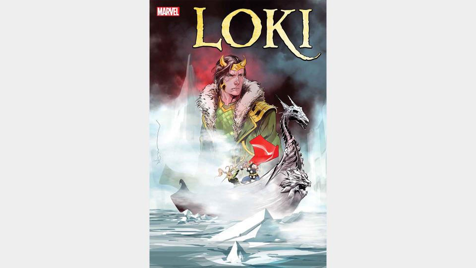 Loki on a ship