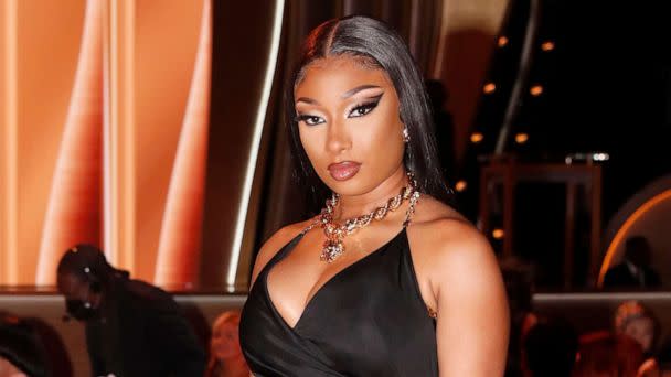 PHOTO: Megan Thee Stallion attends the 64th Annual Grammy Awards in Las Vegas, April 3, 2022. (Johnny Nunez/Getty Images, FILE)