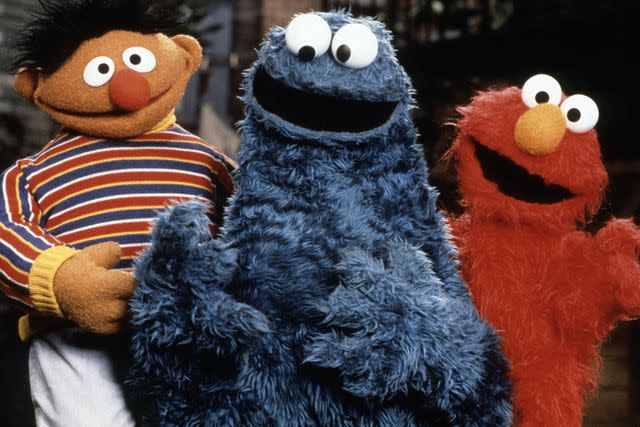 Everett Ernie, Cookie Monster and Elmo in 'Sesame Street'