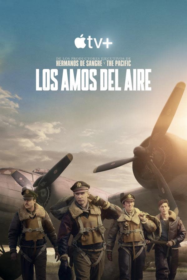 Póster oficial de Los Amos del Aire (Fuente: Apple TV+)