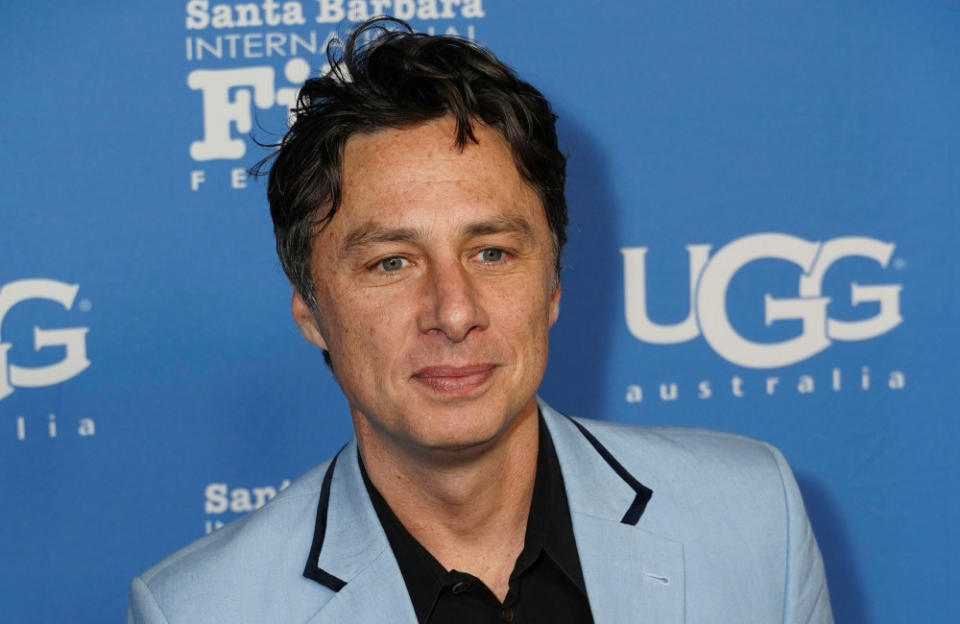 Zach Braff went 'crazy' with tattoos after his dad's death credit:Bang Showbiz