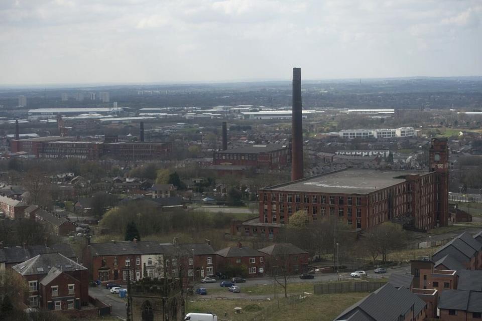 The outskirts of Oldham in north west England (Picture: AFP/Getty)