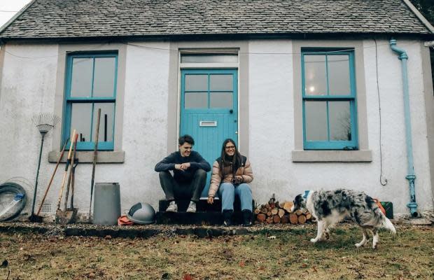 HeraldScotland: A before shot of Lorne Cottage, Fort William. Picture: Ciara McCartney